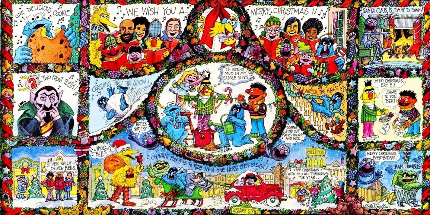Sesame Street ‎- Merry Christmas From Sesame Street (1975) CD -
