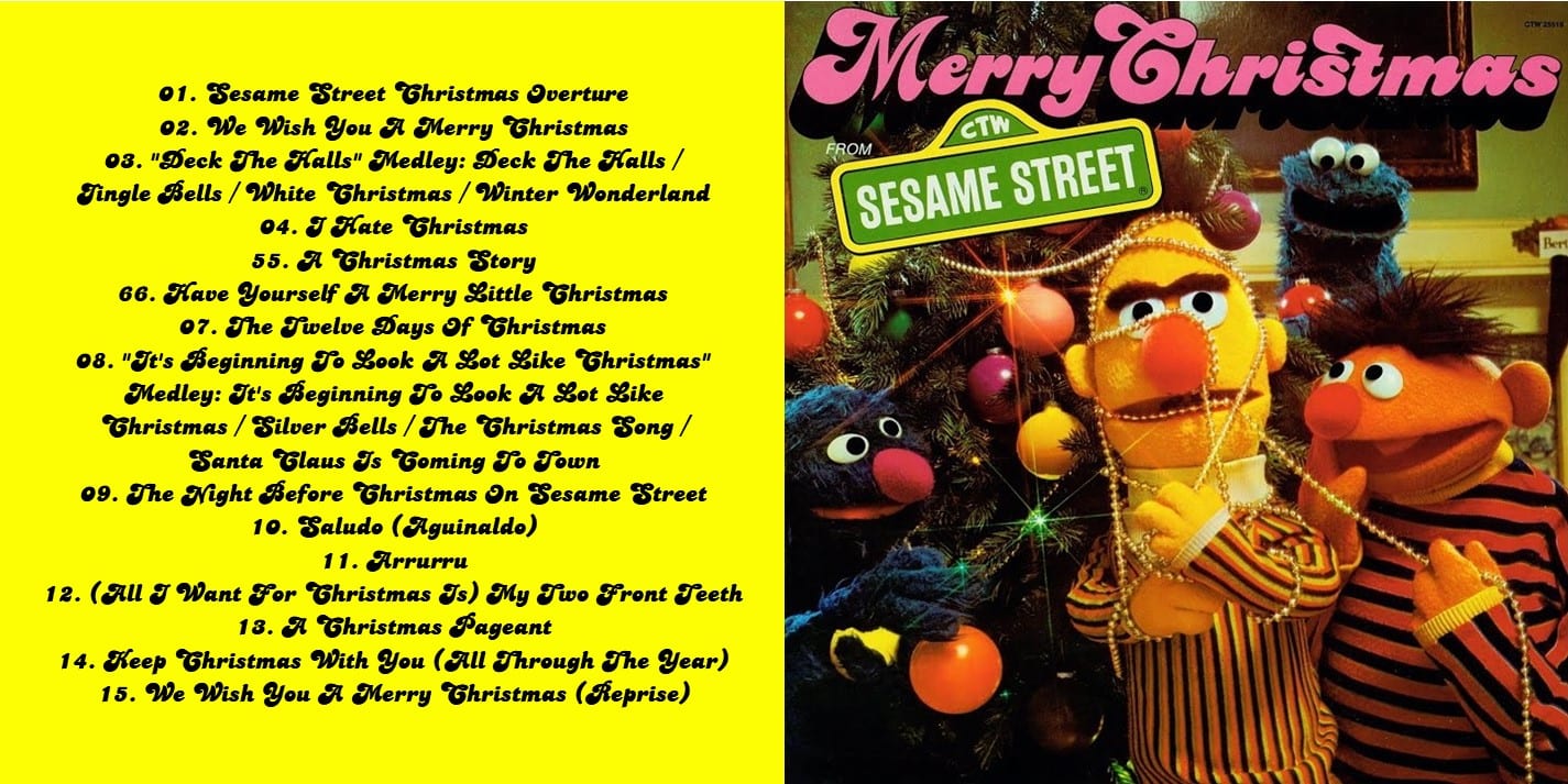 Sesame Street ‎- Merry Christmas From Sesame Street (1975) CD -