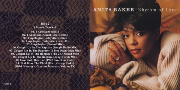 Anita Baker - Rhythm Of Love (EXPANDED EDITION) (1994) 2 CD SET