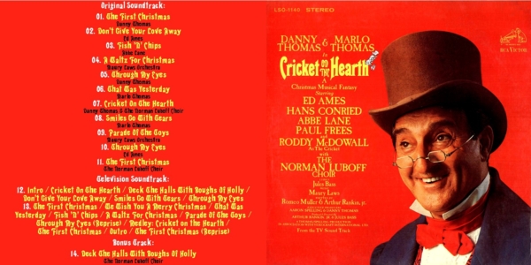 Rankin / Bass - Cricket On The Hearth - Original Soundtrack (EXPANDED EDITION) (Danny Thomas / Marlo Thomas) (1967) CD