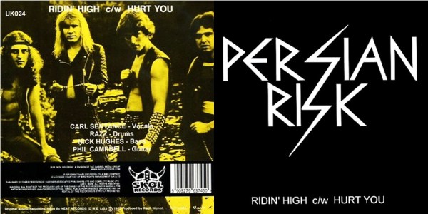 Persian Risk - Rise Up + Singles & Demos (EXPANDED EDITION) (1981 - 1986 / 2022) 2 CD SET