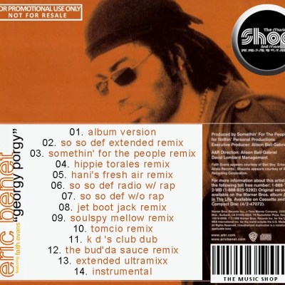 Eric Benét (Feat. Faith Evans) - Georgy Porgy (The Remixes) (1999 / 2022) CD