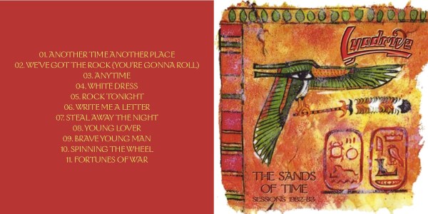 Lyadrive - The Sands Of Time: Sessions 1982-83 (2008) (NWOBHM) (New Wave of British Heavy Metal) CD