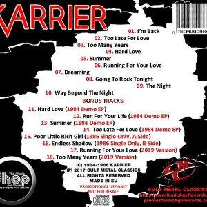 Karrier (UK) - Way Beyond The Night (EXPANDED EDITION) (NWOBHM) (New Wave of British Heavy Metal) (1985) CD