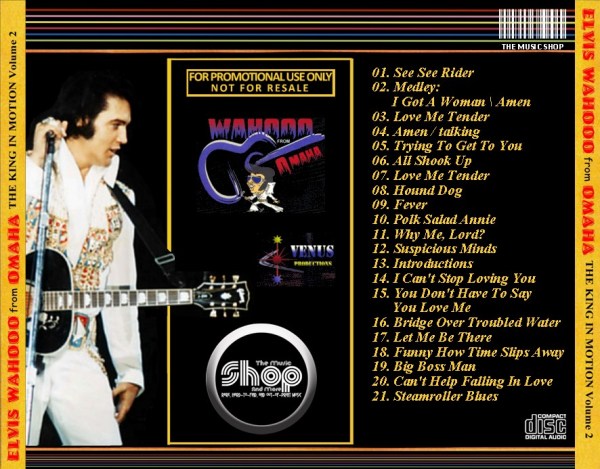 Elvis Presley - Wahooo From Omaha (The King In Motion Vol. 2) (2014) CD
