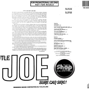 Joe Ritchie (Joe Pesci) - Little Joe Sure Can Sing! (1968) CD