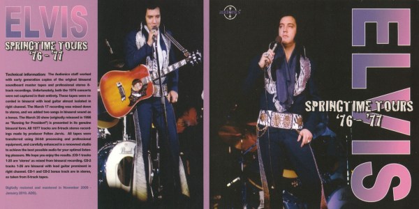 Elvis Presley - Springtime Tours '76 - '77 (Johnson City, TN & Charlotte, NC) (2010) 2 CD SET