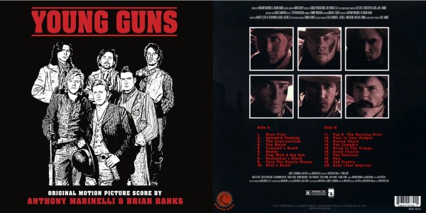 Anthony Marinelli & Brian Banks - Young Guns - Original Motion Picture Score (EXPANDED EDITION) (1988 / 2017) 2 CD DISC SET