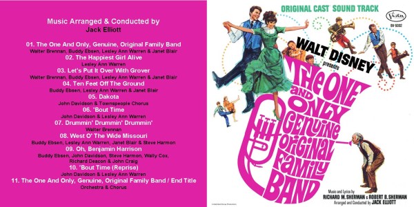 The One And Only, Genuine, Original Family Band (Original Cast Soundtrack) (1968) CD