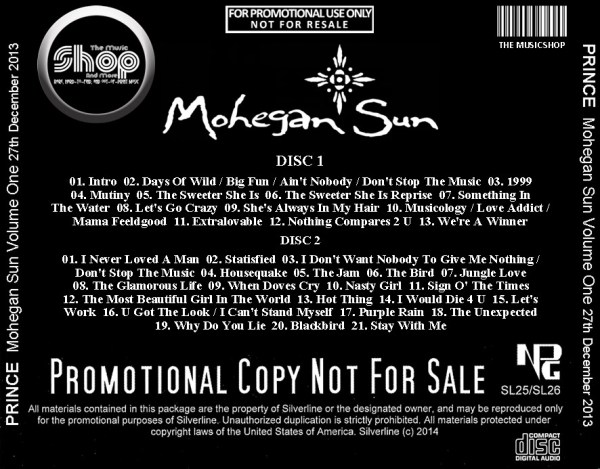 Prince - Mohegan Sun Volume One 27th December 2013 (2014) 2 CD SET