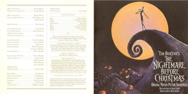 Danny Elfman - The Nightmare Before Christmas - Original Soundtrack (EXPANDED EDITION) (1993) CD