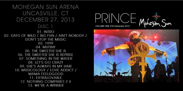 Prince - Mohegan Sun Volume One 27th December 2013 (2014) 2 CD SET