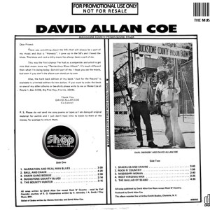 David Allan Coe - Buckstone County Prison - Original Soundtrack (1978) CD