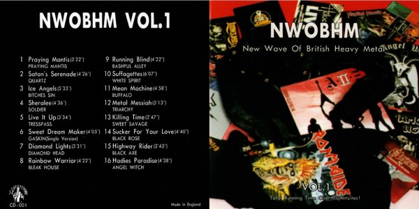 Various Artists - NWOBHM Vol. 1 (New Wave of British Heavy Metal) (1991) CD