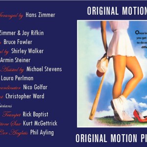 A League Of Their Own - Original Motion Picture Score & Original Motion Picture Soundtrack (1992) 2 CD SET
