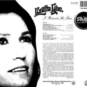 Loretta Lynn - I Wanna Be Free! (1971) CD