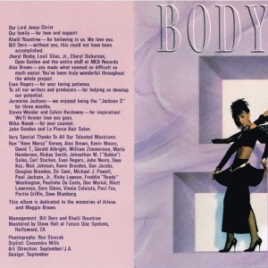 Body - Body (a.k.a. The Body Sisters) (1987) CD
