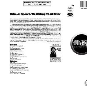 Billie Jo Spears - Mr. Walker, It's All Over (1969) CD
