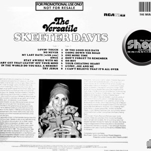 Skeeter Davis - The Versatile Skeeter Davis (1975) CD