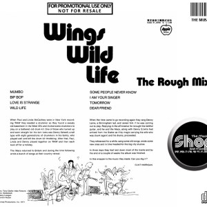 Wings (Paul McCartney) - Wild Life: The Rough Mixes (2018) CD
