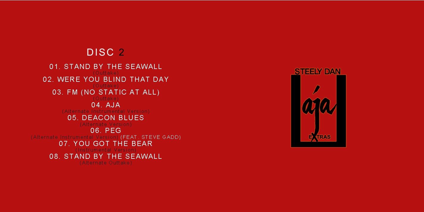 Steely Dan - Aja Extras (Demos & Outtakes) (1977) 2 CD SET 2 Steely Dan - Aja Extras (Demos & Outtakes) (1977) 2 CD SET - Image 2