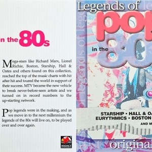 Various Artists - Legends Of Pop In The 80s (1999) CD