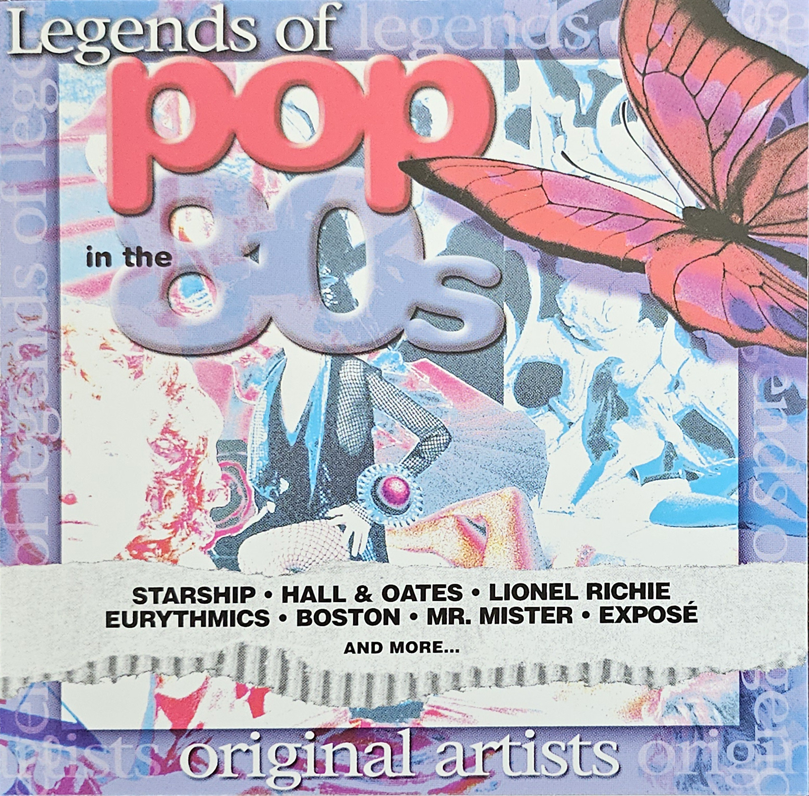 Various Artists - Legends Of Pop In The 80s (1999) CD -