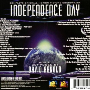 David Arnold - Independence Day - Complete Original Motion Picture Soundtrack (1996) 2 CD SET