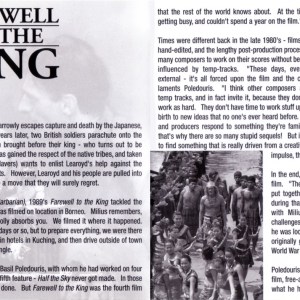 Basil Poledouris - Farewell To The King - Original Score (EXPANDED EDITION) (1989 / 2006) CD