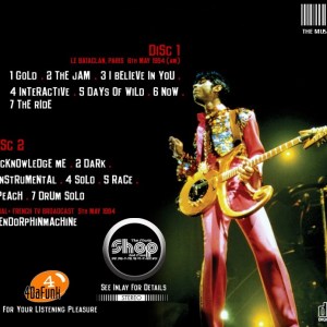 The Artist (Formerly Known As Prince) (Prince and the NPG) - Le Bataclan '94 (2005) 2 CD SET 5 The Artist (Formerly Known As Prince) (Prince and the NPG) - Le Bataclan '94 (2005) 2 CD SET