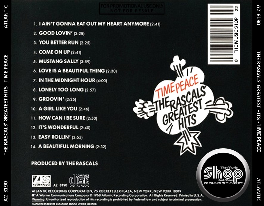 The Rascals (The Young Rascals) - The Rascals' Greatest Hits