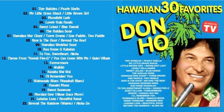 Don Ho - 30 Hawaiian Favorites (1979) CD