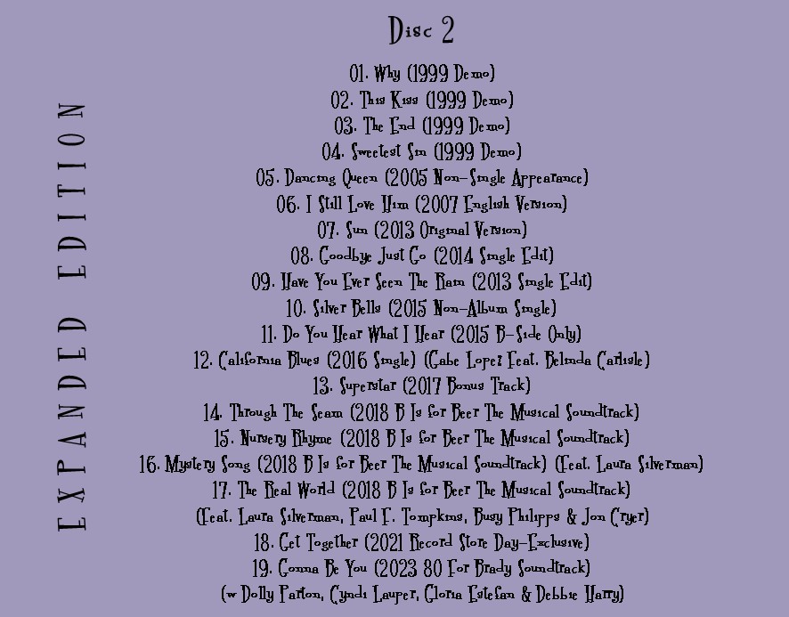 Belinda Carlisle - Kismet & Then-Some (2023) 2 CD SET 5 Belinda Carlisle - Kismet & Then-Some (2023) 2 CD SET