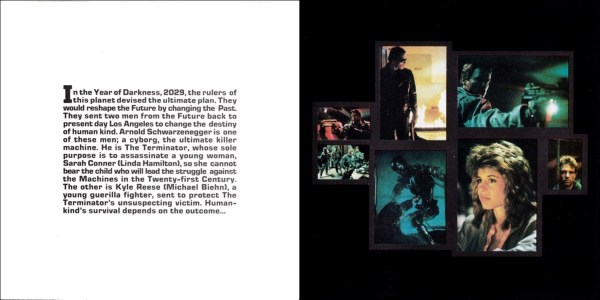 Brad Fiedel - The Terminator - Original Soundtrack (1991) CD -