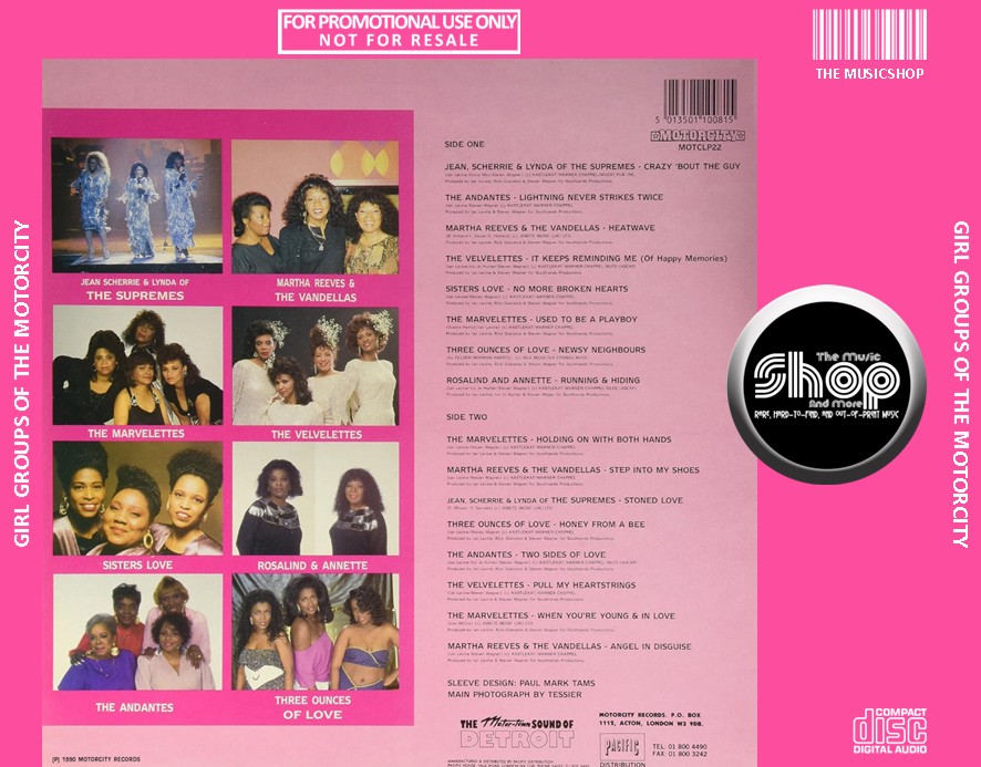 Various - Girl Groups Of The Motorcity (1990) CD 3 Various - Girl Groups Of The Motorcity (1990) CD