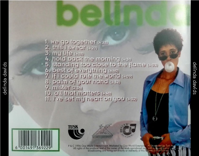 Belinda Davids - Belinda Davids (1996) CD 3 Belinda Davids - Belinda Davids (1996) CD