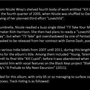 Nicole Wray - Kill Cupid (Unreleased Album) (EXPANDED EDITION) (2011) 3 CD SET 7 Nicole Wray - Kill Cupid (Unreleased Album) (EXPANDED EDITION) (2011) 3 CD SET