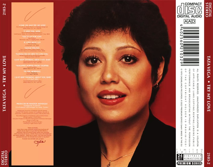 Táta Vega - Try My Love (EXPANDED EDITION) (1978) CD 3 Táta Vega - Try My Love (EXPANDED EDITION) (1978) CD