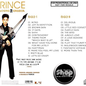 Prince - Welcome 2 America - The Concert - Live At The Forum (April 28, 2011) (2021) 2 CD SET 8 Prince - Welcome 2 America - The Concert - Live At The Forum (April 28, 2011) (2021) 2 CD SET