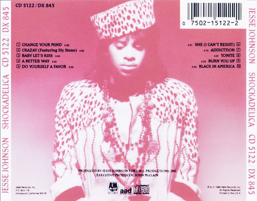 Jesse Johnson - Shockadelica (EXPANDED EDITION) (1986) 2 CD SET 4 Jesse Johnson - Shockadelica (EXPANDED EDITION) (1986) 2 CD SET