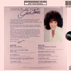Wanda Jackson - Good Times (1980) CD