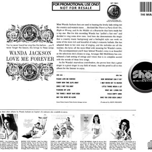 Wanda Jackson - Love Me Forever (1963) CD
