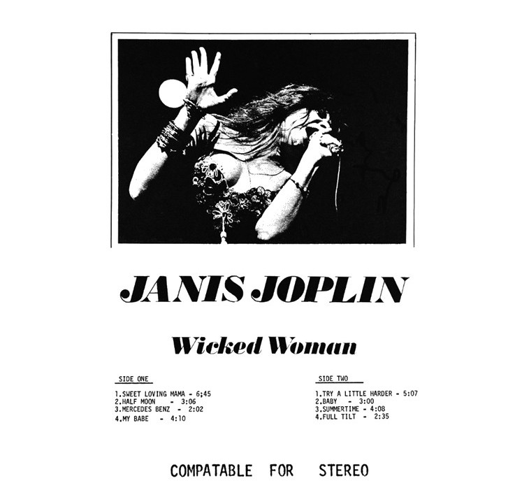 Janis Joplin & Full Tilt Boogie Band - Wicked Woman (FINAL CONCERT) (1976) CD 1 Janis Joplin & Full Tilt Boogie Band - Wicked Woman (FINAL CONCERT) (1976) CD