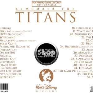 Remember The Titans - Original Soundtrack (Trevor Rabin) (EXPANDED SCORE) (2000) CD 5 Remember The Titans - Original Soundtrack (Trevor Rabin) (EXPANDED SCORE) (2000) CD
