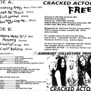 Cracked Actor (Petra) - Free (1993) CD