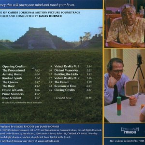 House Of Cards - Original Soundtrack (James Horner) (1992) CD 9 House Of Cards - Original Soundtrack (James Horner) (1992) CD