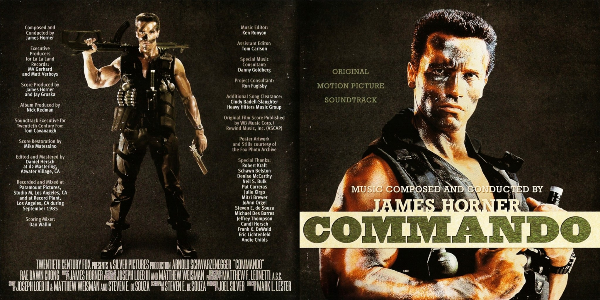Commando - Original Soundtrack (James Horner) (1985) CD