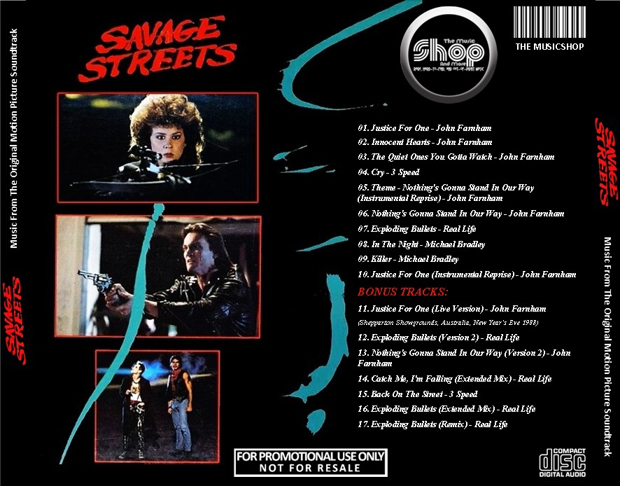 Savage Streets - Music From The Original Motion Picture Soundtrack (EXPANDED EDITION) (1984) CD 3 Savage Streets - Music From The Original Motion Picture Soundtrack (EXPANDED EDITION) (1984) CD
