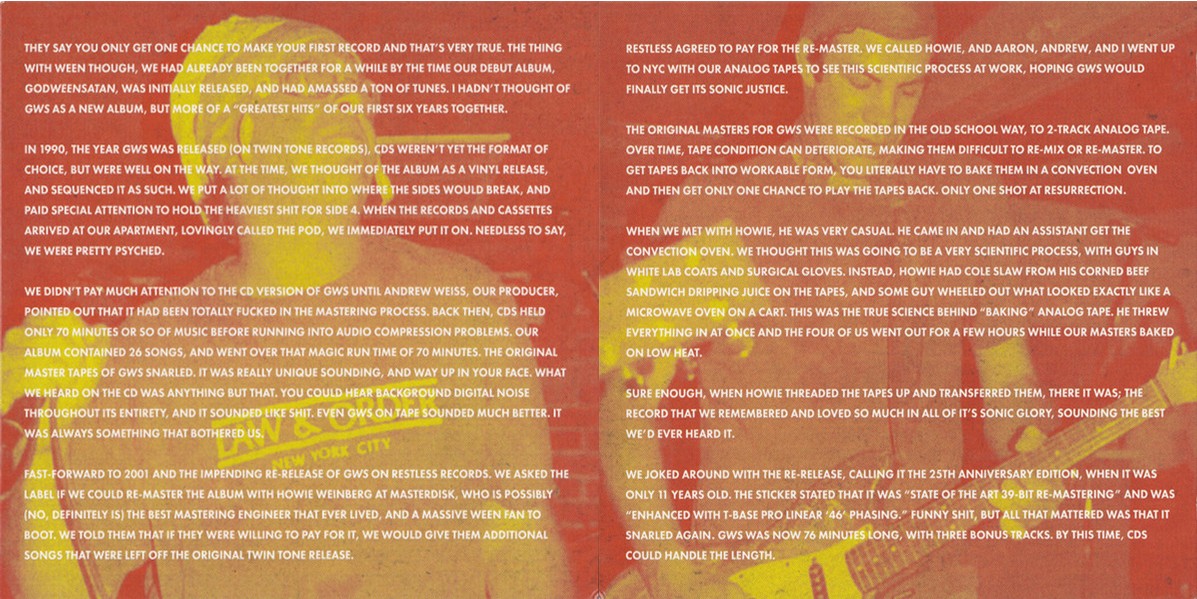 Ween - God Ween Satan: Live (2016) 2 CD SET 3 Ween - God Ween Satan: Live (2016) 2 CD SET - Image 3