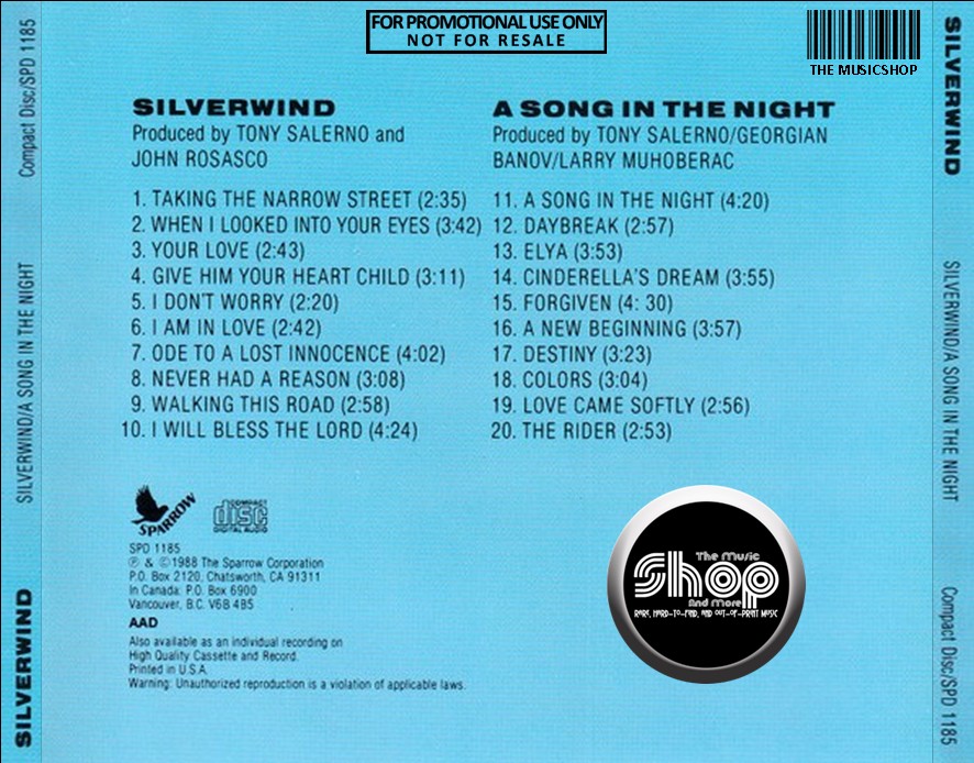 Silverwind - Silverwind (1980) / A Song In The Night (1982) CD 4 Silverwind - Silverwind (1980) / A Song In The Night (1982) CD